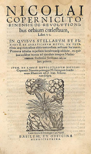 De revolutionibus orbium coelestium a lui Copernic, furata din Londra Foto: Wikimedia Commons 