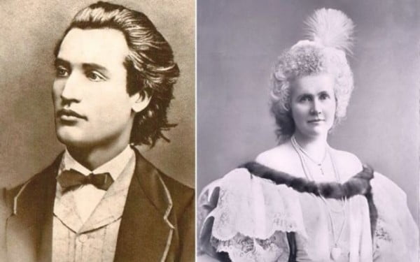 Mihai Eminescu şi Regina Elisabeta
