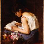 Fată citind de Alexei Harlamoff 1