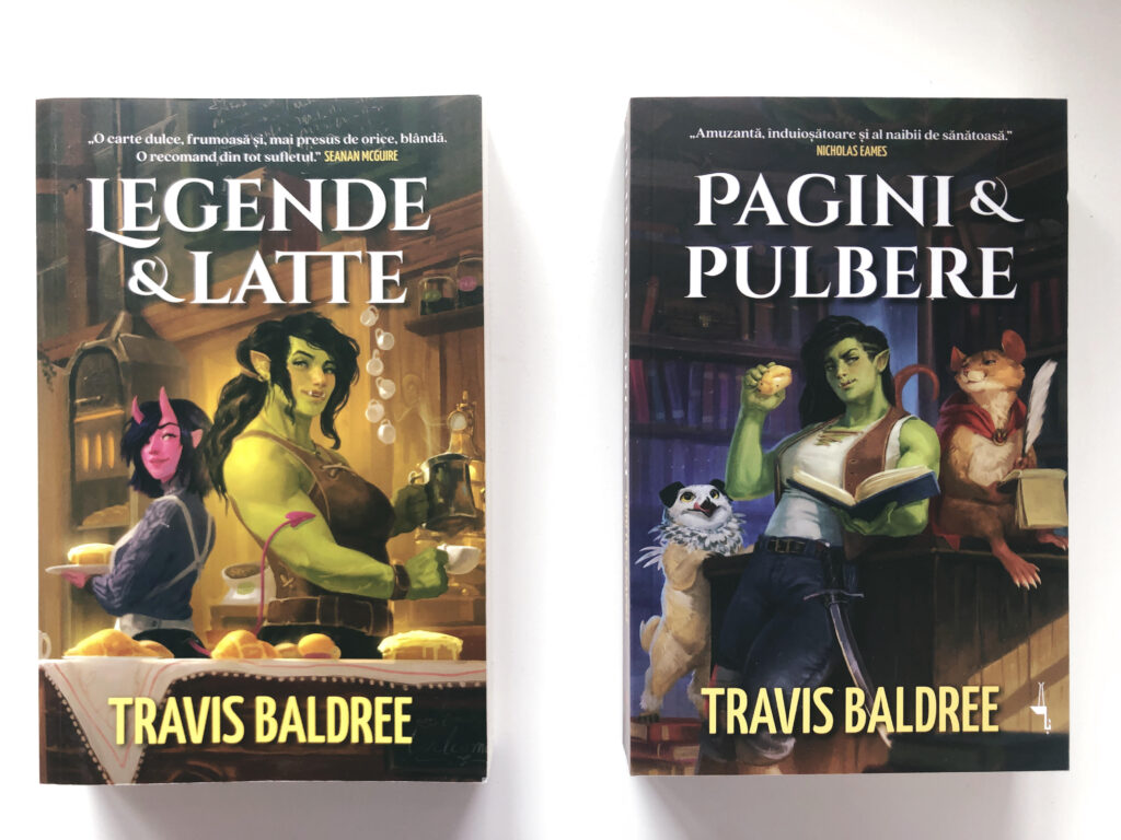 Cele doua carti din universul Legende & Latte