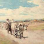 Nicolae Grigorescu la Artmark: Pictura Întoarcerea de la târg (1900), capodoperă a Arcadiei românești în licitație