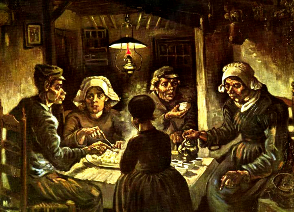 mancatorii de cartofi vincent van gogh pictura 1885 perioada nuenen