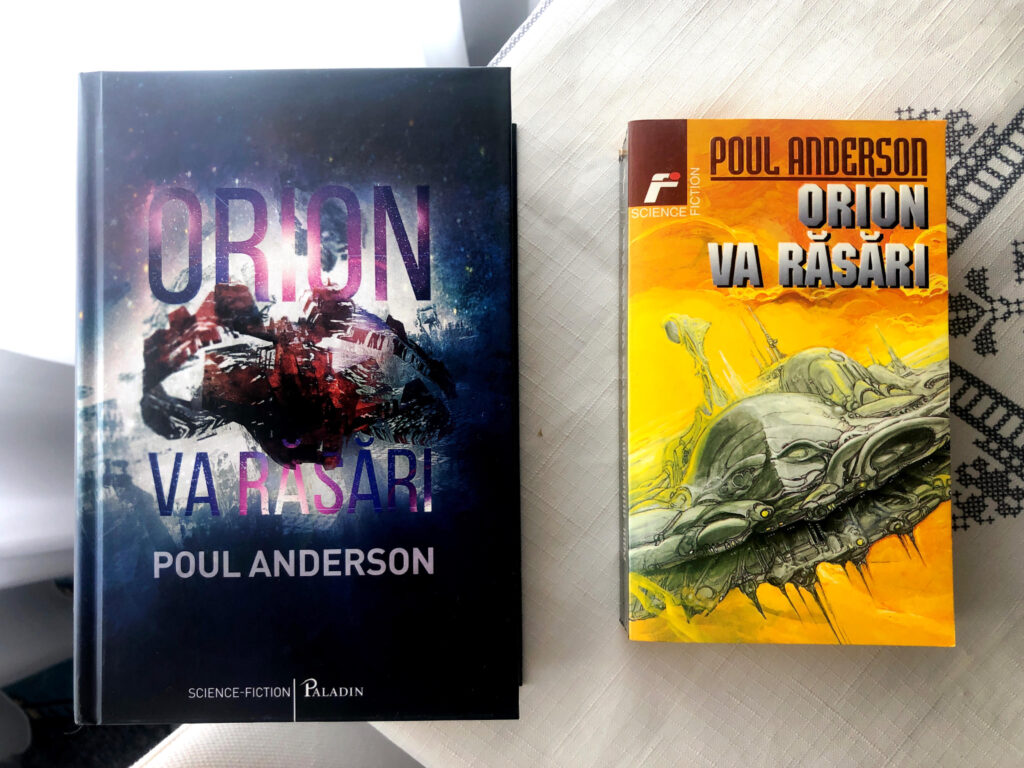 Cele două ediții ale romanului Orion va răsări