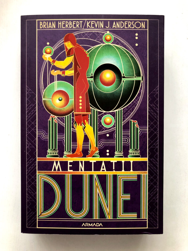 Coperta cărții Mentații Dunei de Brian Herbert & Kevin J. Anderson, apărută la Editura Nemira